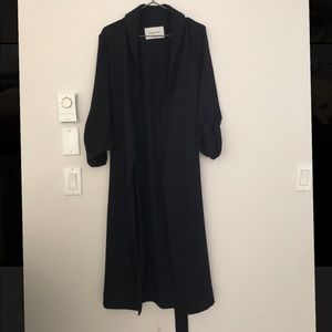ARITZIA Kahlo long robe in black